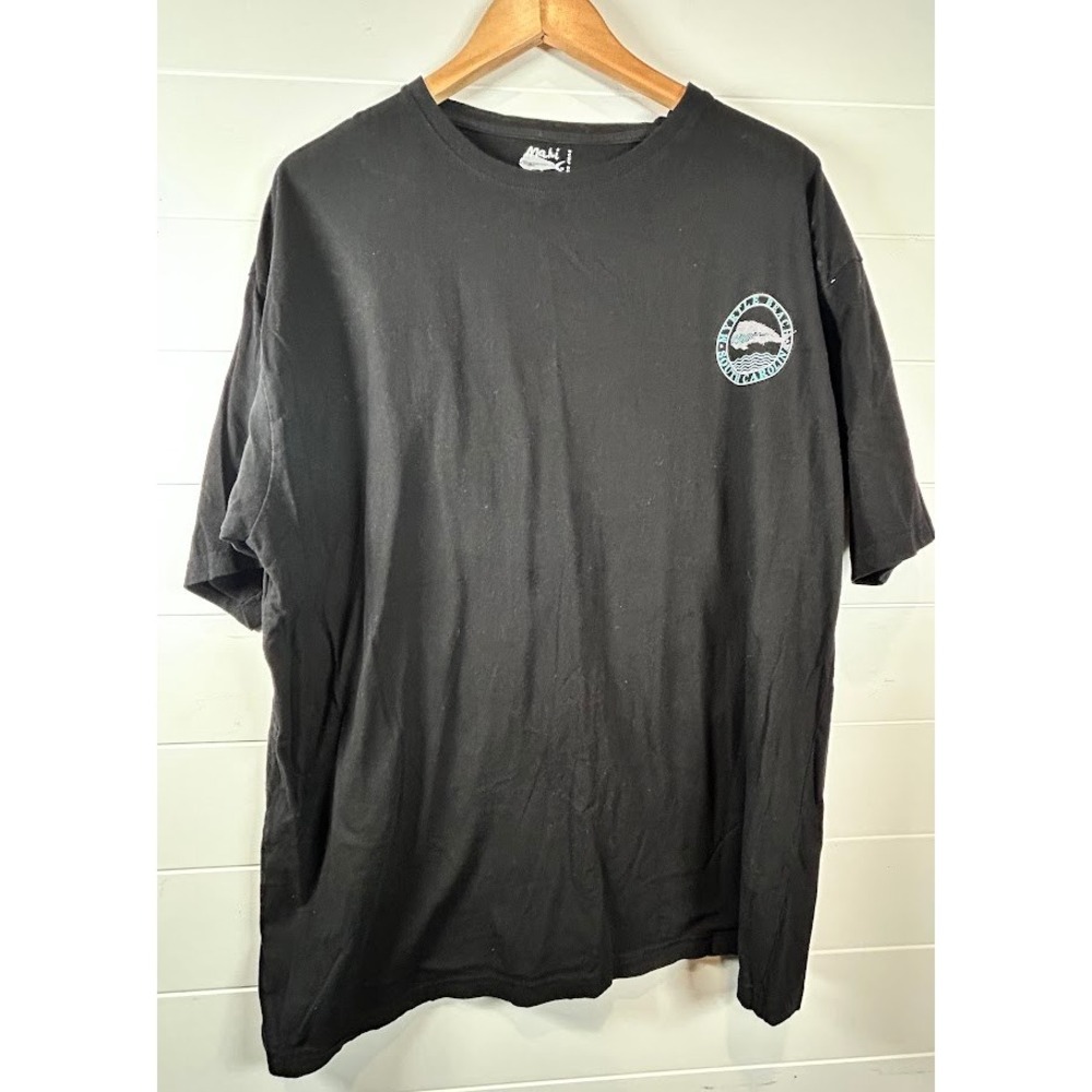 Mahi Surf Co Black Myrtle Beach South Carolina Graphic T‎ Shirt Mens 2XL